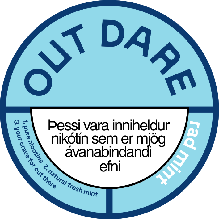 OUTDARE Nikótín Púðar | Rad mint | 12mg
